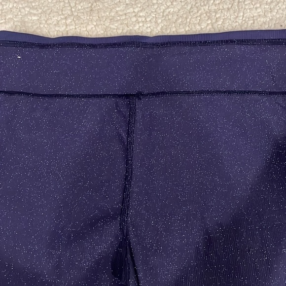 Aerie Purple Sparkly Leggings Large - Picture 5 of 8